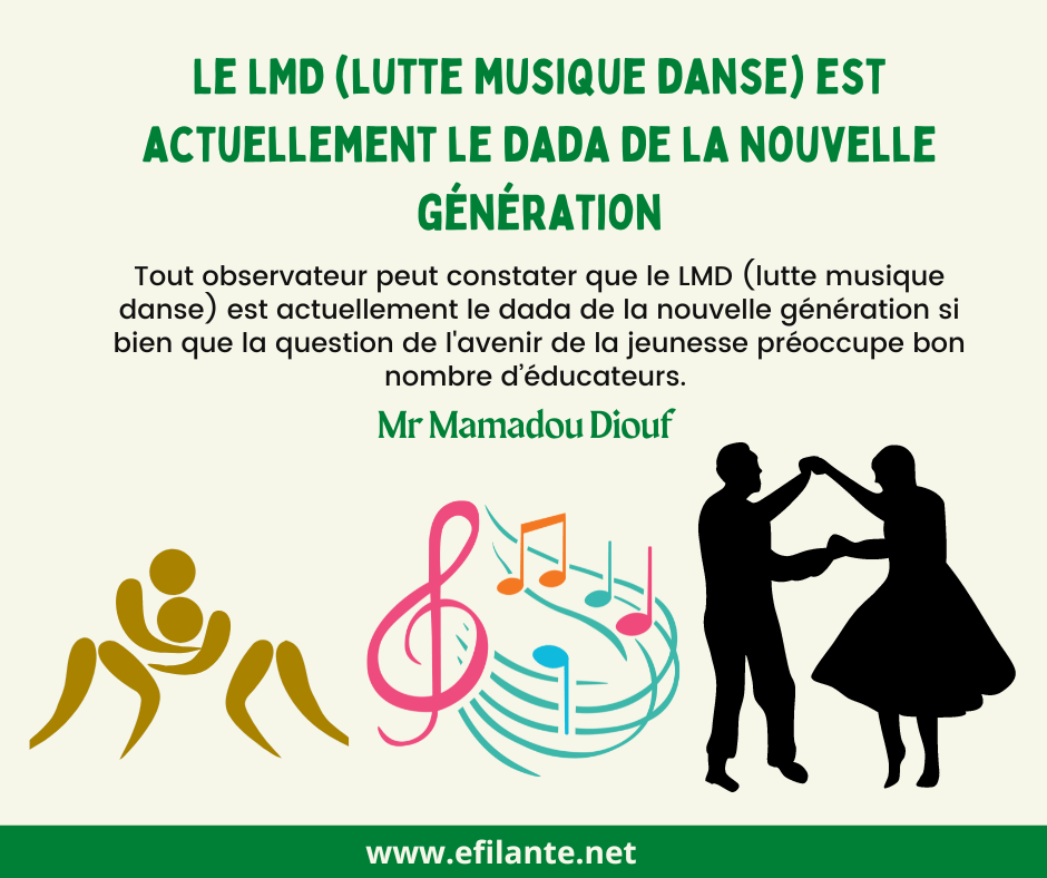 Le LMD (lutte musique danse) est actuellement  le dada de la nouvelle génération
